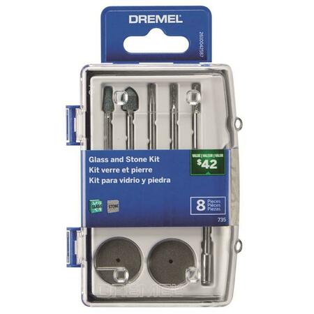 BOSCH Rotary Acssry Kit 8Pieces 735-01